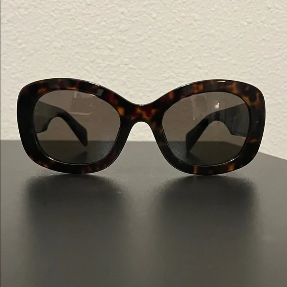 Prada Women's Brown Tortoise Sunglasses - Picture 2 of 6